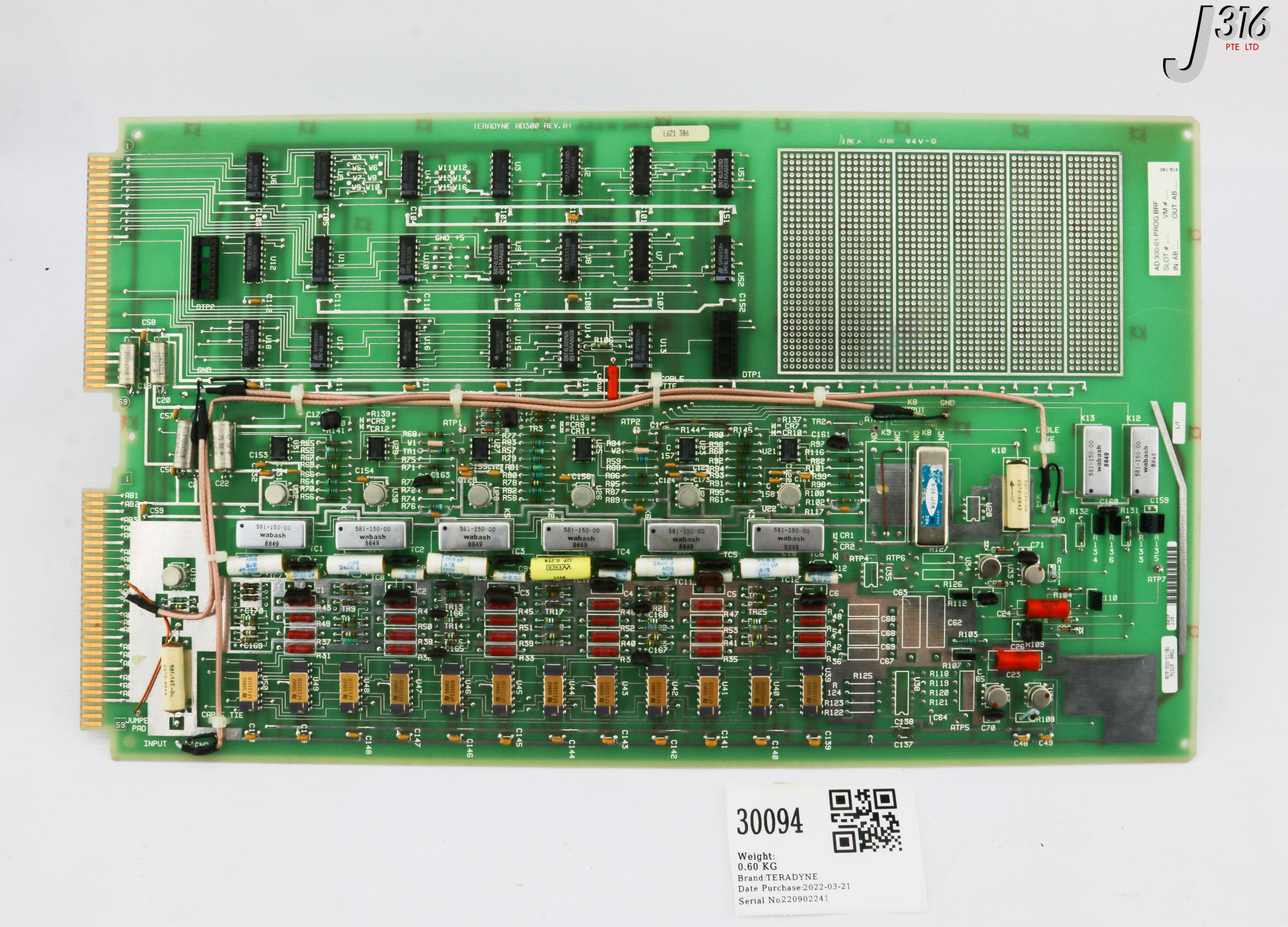 30094 TERADYNE PCB, PROG BRF, AD300-01, 879-300-01 AD300 – J316Gallery